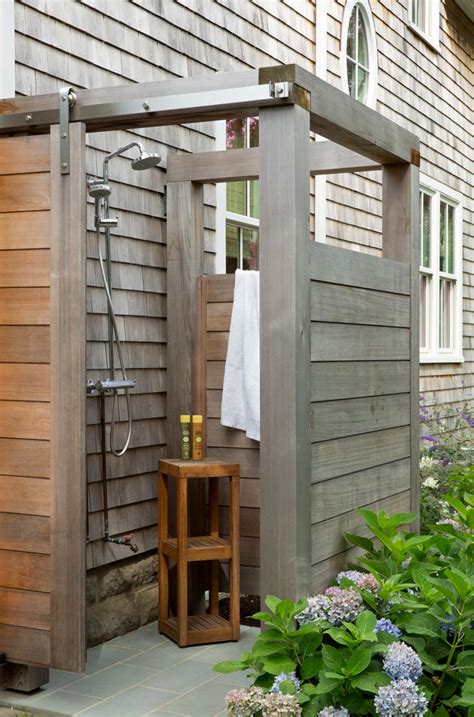 Outdoor Shower in Beach House
